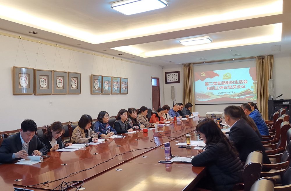 學校各黨支部召開2018年度組織生活會