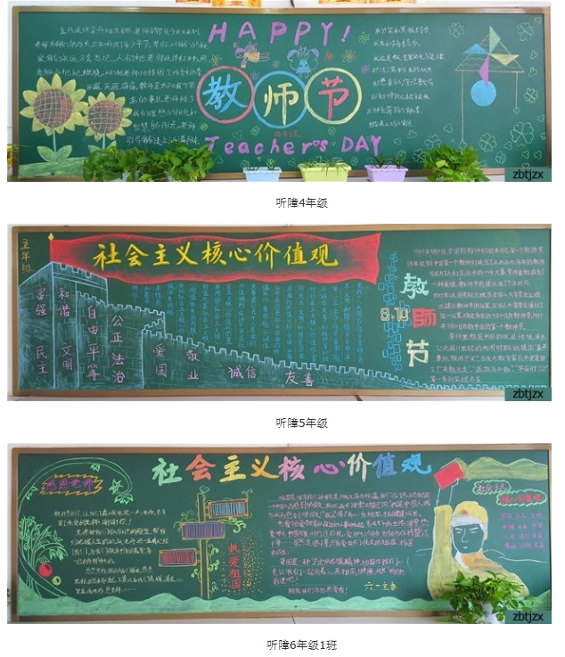 社會主義核心價(jià)值觀黑板報(bào)展示