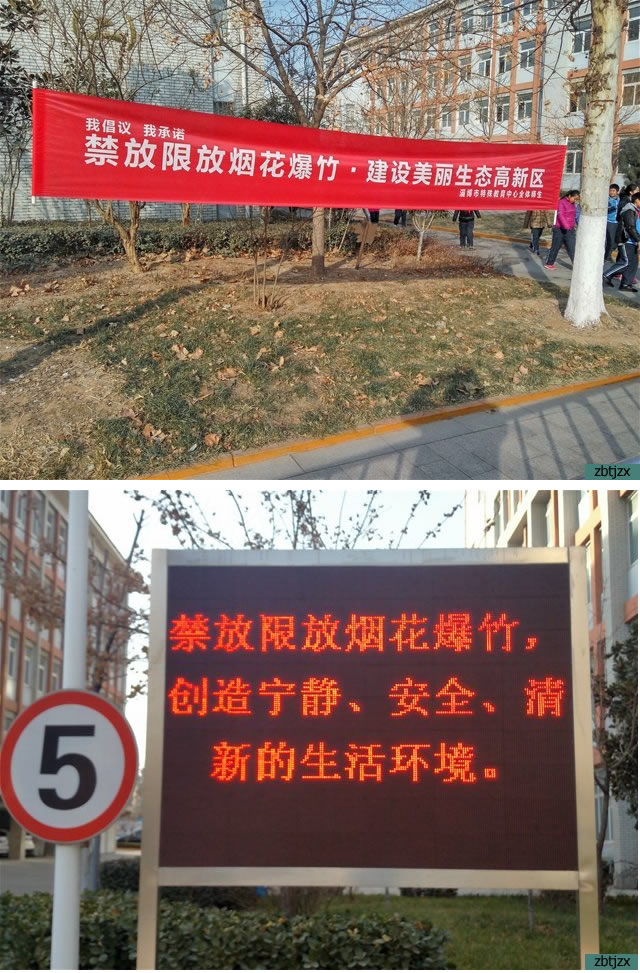 禁放煙花爆竹 共建文明美麗家園 ——市特教中心開展禁放煙花爆竹教育活動(dòng)
